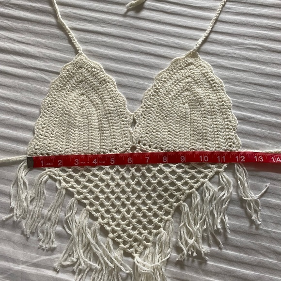 SOLD - Crochet Tie Top Boho - Picture 8 of 11